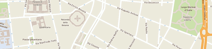 Mappa della impresa cirella alberto a MILANO
