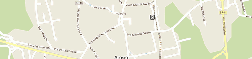 Mappa della impresa prasco snc a AROSIO