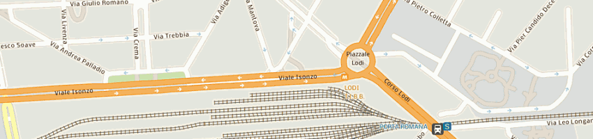 Mappa della impresa le aquile snc di cobanaj l e c a MILANO