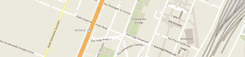 Mappa della impresa bar settimo sas a MILANO
