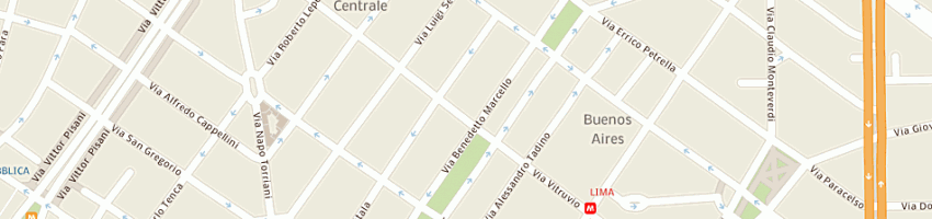 Mappa della impresa hotel eden a MILANO