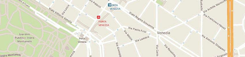 Mappa della impresa orchidea selvaggia a MILANO