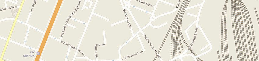 Mappa della impresa san basilio di varilotta giovanni e c a MILANO
