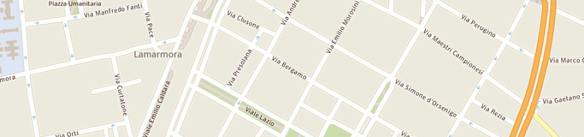 Mappa della impresa city bar di giacomo benedan e matilde leva snc a MILANO