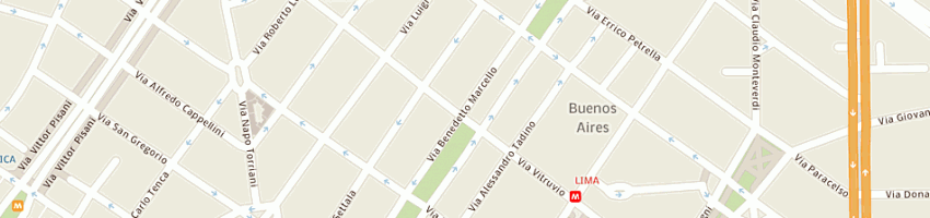 Mappa della impresa cabara insurance broker srl a MILANO