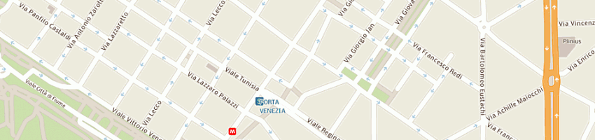 Mappa della impresa panino giusto srl a MILANO