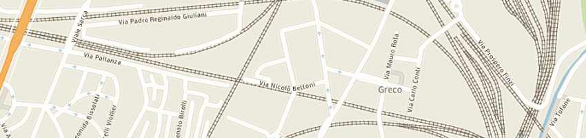 Mappa della impresa branduardi srl a MILANO