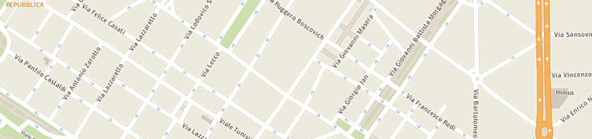 Mappa della impresa upim srl a MILANO