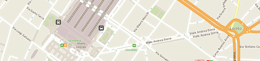 Mappa della impresa oris tre snc a MILANO