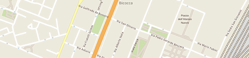Mappa della impresa pastore alberto medico chirurgo a MILANO