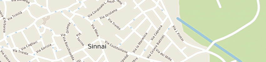 Mappa della impresa uda paolo a SINNAI