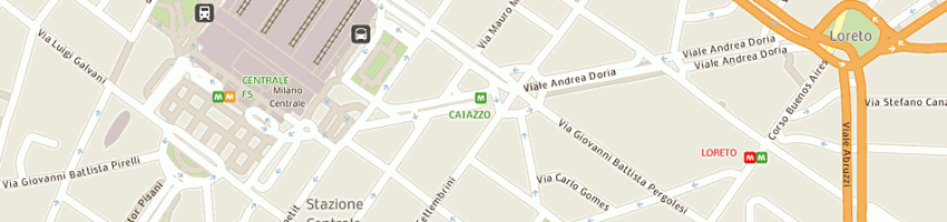 Mappa della impresa costantino alessandro a MILANO