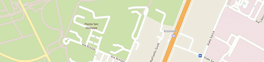 Mappa della impresa data 8 sas di ghilardi franco e c a MILANO