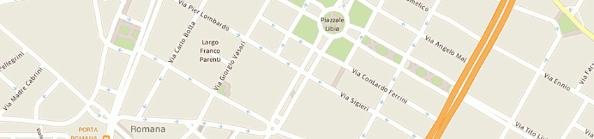 Mappa della impresa enrico cilio sas di cilio dr enrico e c a MILANO