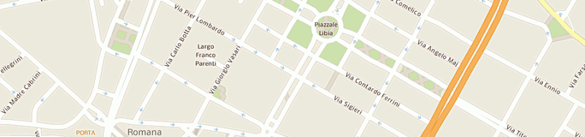 Mappa della impresa scarpa sergio a MILANO