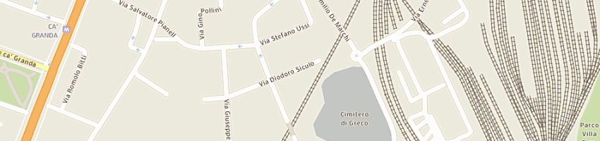 Mappa della impresa gi mar sas di barletta giacomo e c a MILANO