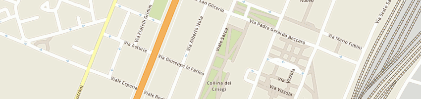 Mappa della impresa automobile club di milano a MILANO