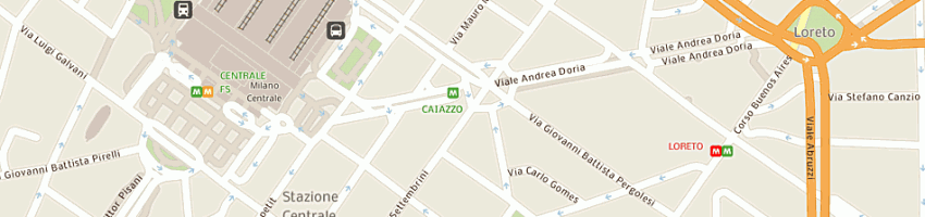 Mappa della impresa ottica randazzi di randazzi a MILANO