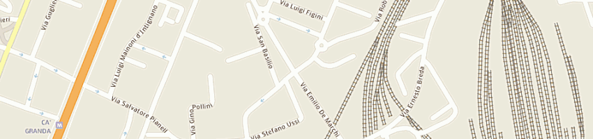 Mappa della impresa maga furla snc a MILANO