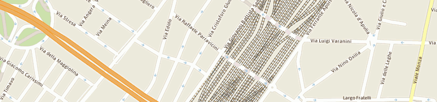 Mappa della impresa chiaffi giuseppe a MILANO