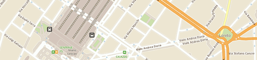 Mappa della impresa travaini rossana a MILANO