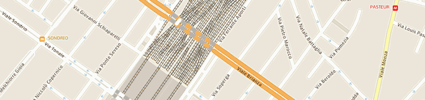 Mappa della impresa stema (snc) a MILANO