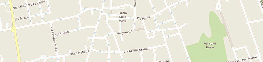 Mappa della impresa studio professionale associatodi manzotti f e sivieri l a DESIO