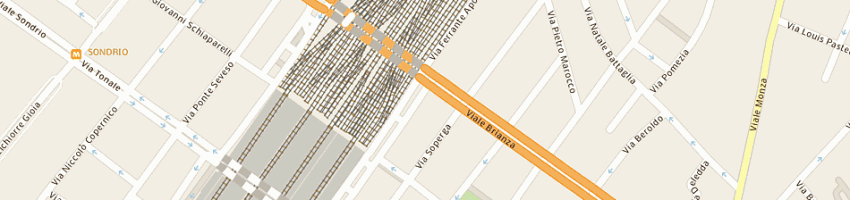 Mappa della impresa security service investigation sas a MILANO