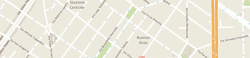 Mappa della impresa ampeco sas di bressan dolores e c a MILANO