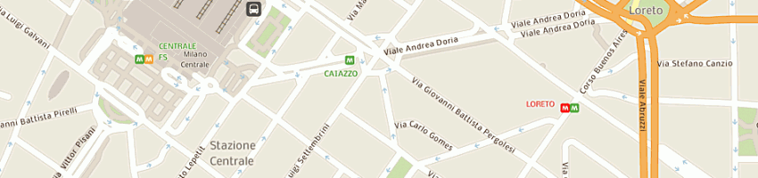 Mappa della impresa mukta phone e video center sas di rahaman mizanur e c a MILANO
