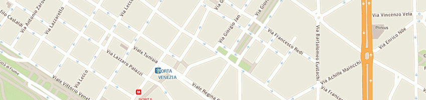 Mappa della impresa mercom - srl a MILANO