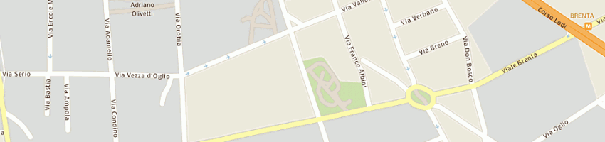 Mappa della impresa rossi marco a MILANO
