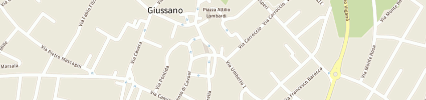 Mappa della impresa central cafe' di piovesan onorio e c snc a GIUSSANO