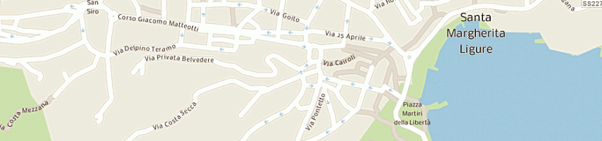 Mappa della impresa azienda sanit usl4 chiavari a SANTA MARGHERITA LIGURE