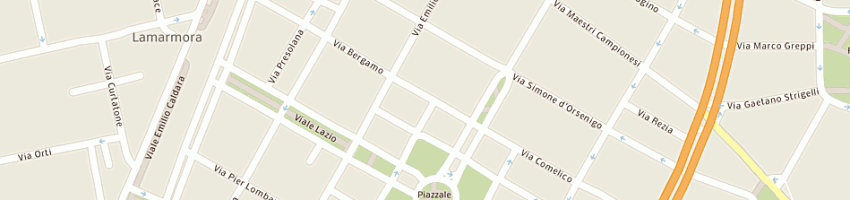 Mappa della impresa asws srl a MILANO