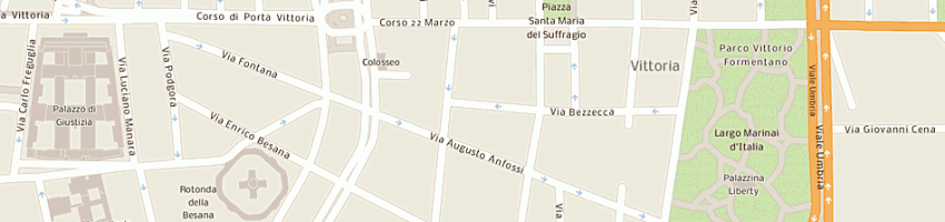 Mappa della impresa associazione cena dell' amicizia a MILANO
