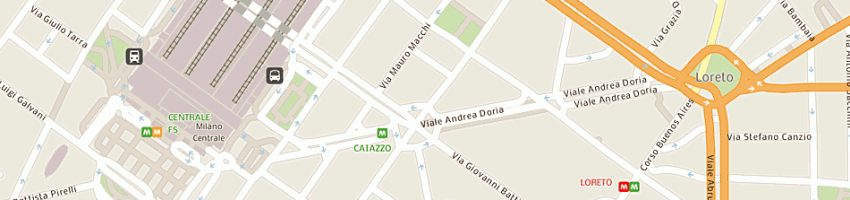 Mappa della impresa auxilium consulenza impresa sas di fabrizio viel e c a MILANO