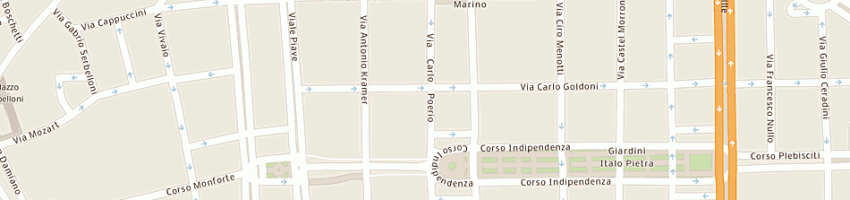Mappa della impresa sacchi assicurazioni sas a MILANO