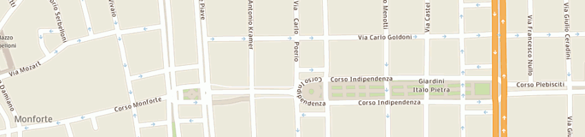 Mappa della impresa bagatti arturo a MILANO