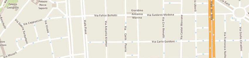 Mappa della impresa studio legale associato frau e partners a MILANO