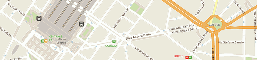 Mappa della impresa batello marco a MILANO