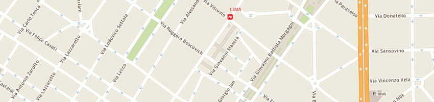 Mappa della impresa eapa ente addestramento professionale anspi a MILANO