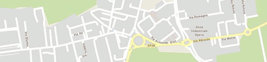 Mappa della impresa falegnameria frattini snc a OPERA