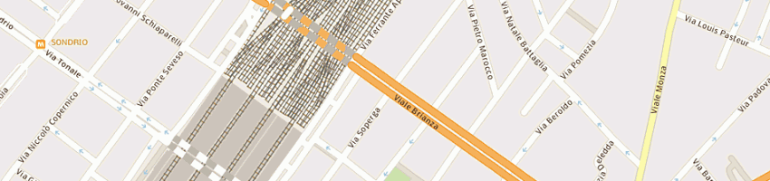 Mappa della impresa seac sas di michele pastore e c a MILANO