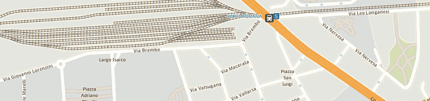 Mappa della impresa pvc sas di ciccarello massimo a MILANO