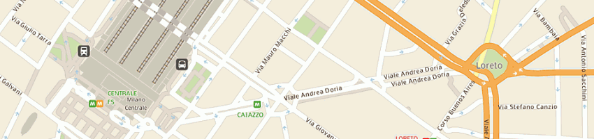 Mappa della impresa pesenti giovanna a MILANO