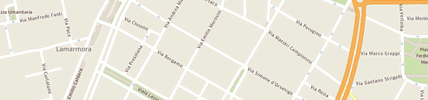 Mappa della impresa prada spa a MILANO