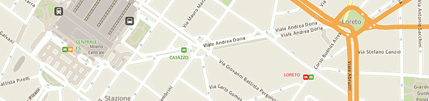 Mappa della impresa studio binaschi a MILANO