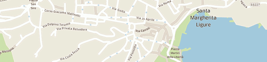 Mappa della impresa autofficina lombardi di lombardi renato e c snc a SANTA MARGHERITA LIGURE
