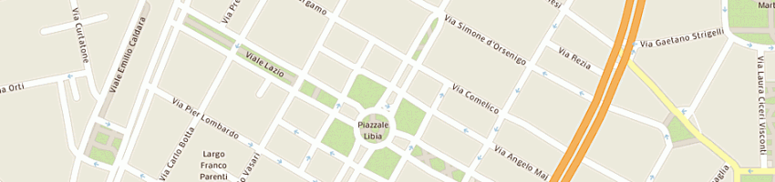 Mappa della impresa et tre srl a MILANO